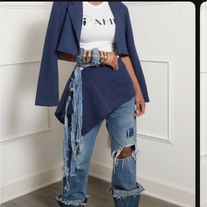Blue Vintage Two-piece suit